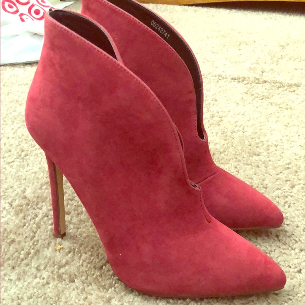 COPY - Red heeled booties.just tried on🙂
